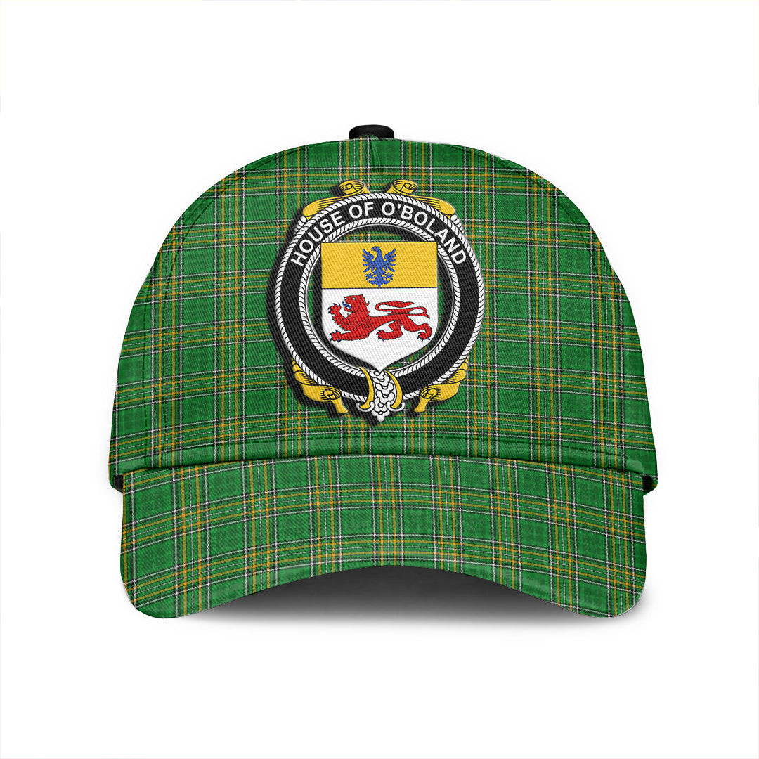 Adeenyc Cap - House of O BOLAND Family Crest Tartan Classic Cap Baseball Cap Hat Trucker Hats Custom Hats Gifts For Men & Women