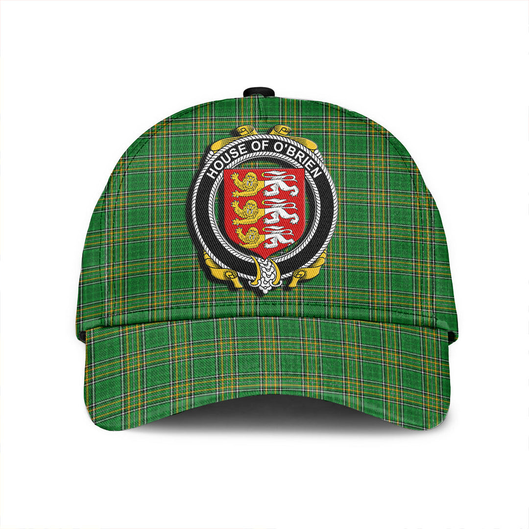 Adeenyc Cap - House of O BRIEN Family Crest Tartan Classic Cap Baseball Cap Hat Trucker Hats Custom Hats Gifts For Men & Women