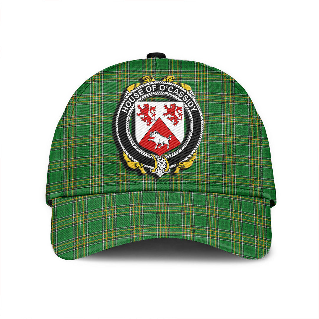 Adeenyc Cap - House of O CASSIDY Family Crest Tartan Classic Cap Baseball Cap Hat Trucker Hats Custom Hats Gifts For Men & Women