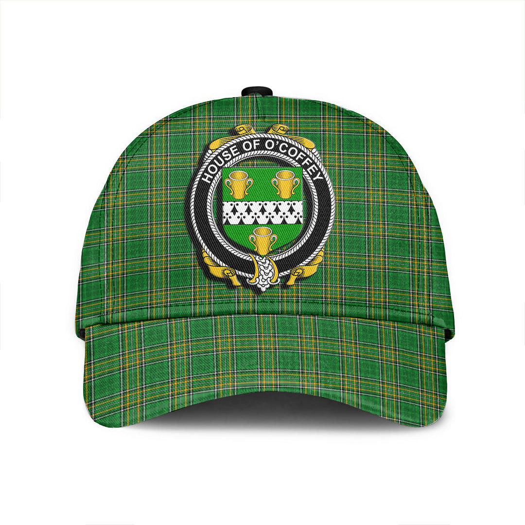 Adeenyc Cap - House of O COFFEY Family Crest Tartan Classic Cap Baseball Cap Hat Trucker Hats Custom Hats Gifts For Men & Women
