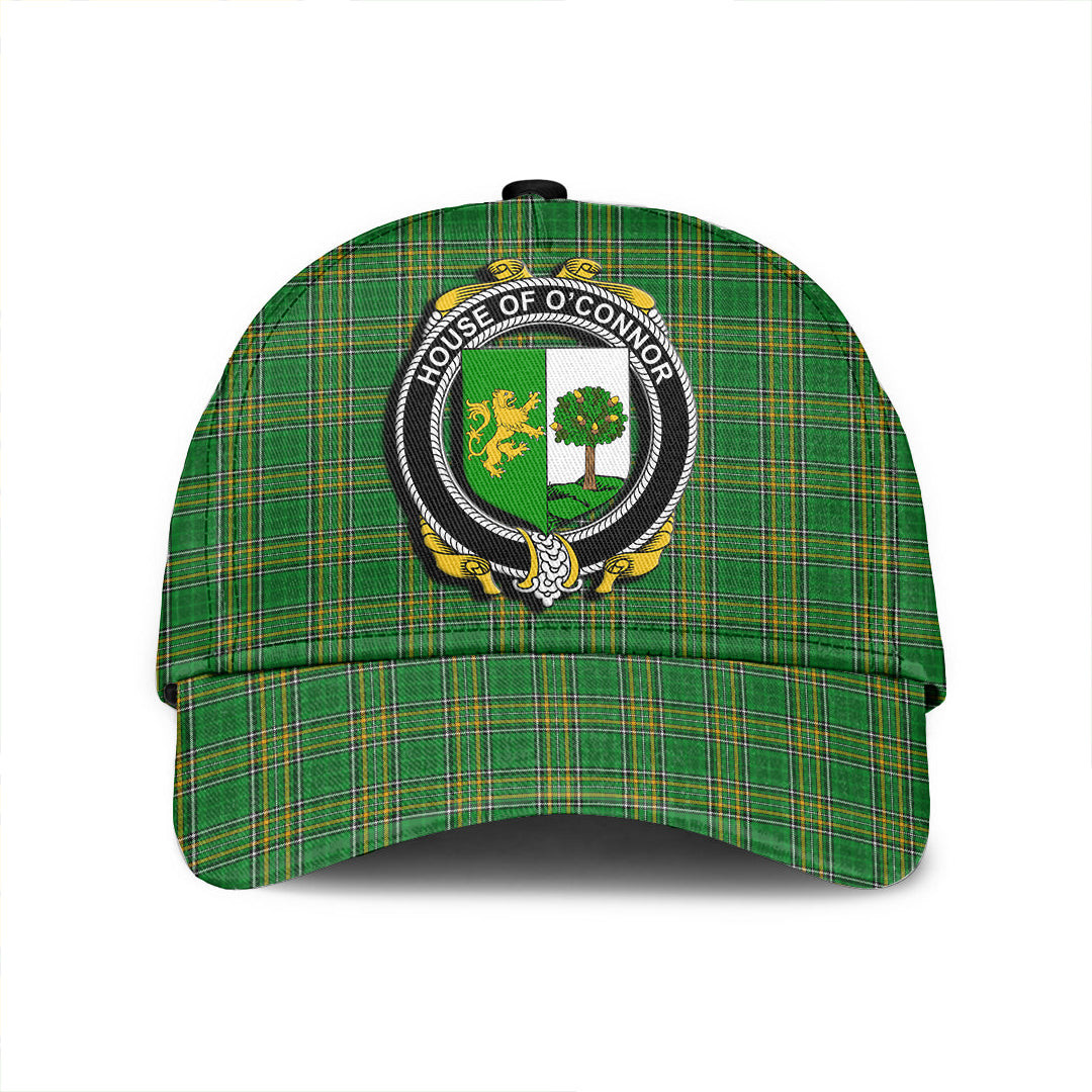 Adeenyc Cap - House of O CONNOR (Sligo) Family Crest Tartan Classic Cap Baseball Cap Hat Trucker Hats Custom Hats Gifts For Men & Women