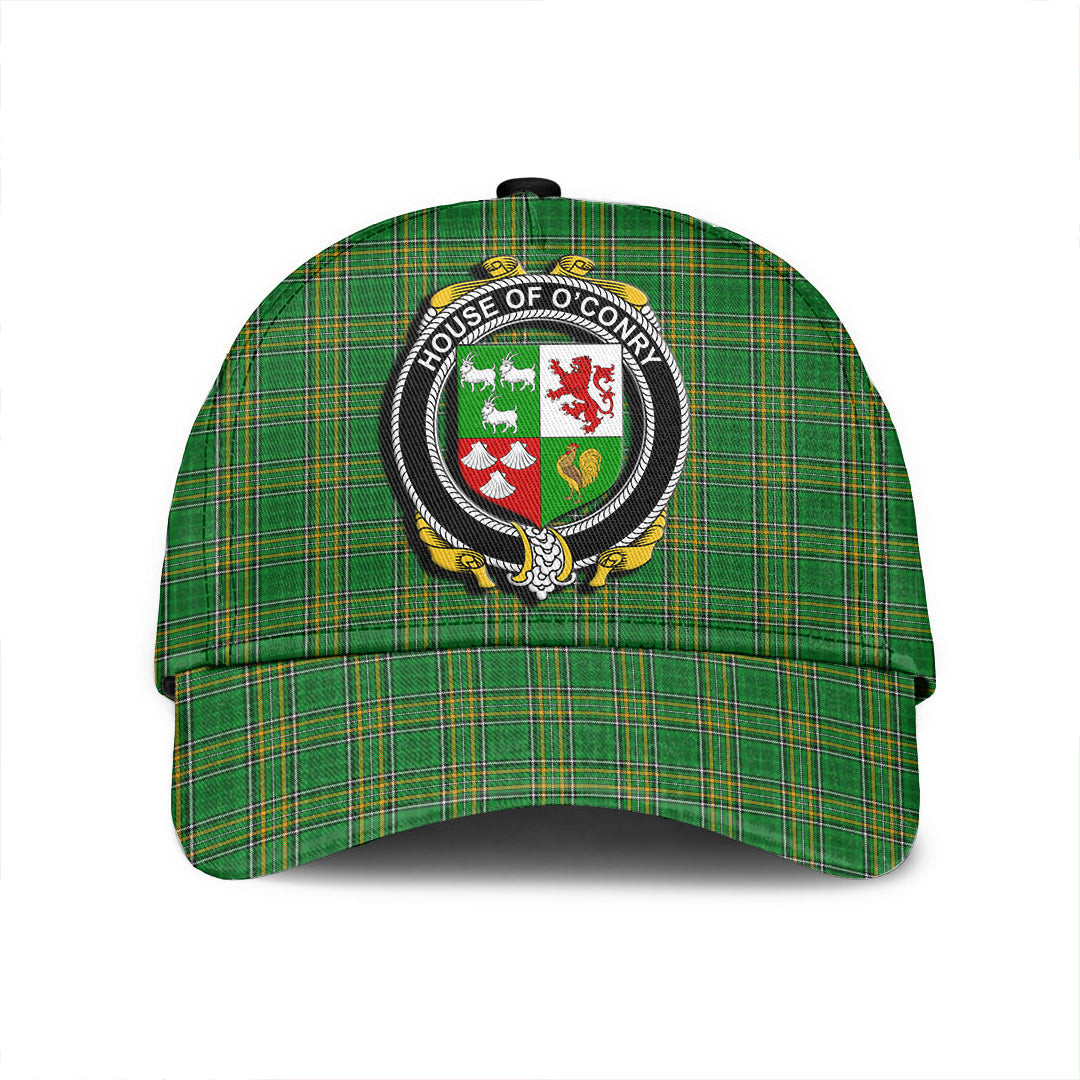 Adeenyc Cap - House of O CONRY Family Crest Tartan Classic Cap Baseball Cap Hat Trucker Hats Custom Hats Gifts For Men & Women