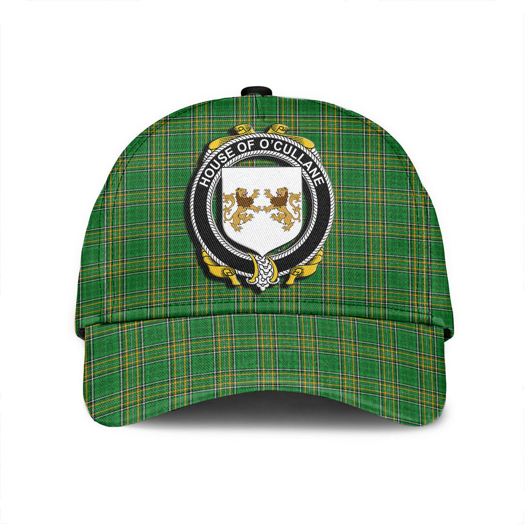 Adeenyc Cap - House of O CULLANE (or Collins) Family Crest Tartan Classic Cap Baseball Cap Hat Trucker Hats Custom Hats Gifts For Men & Women