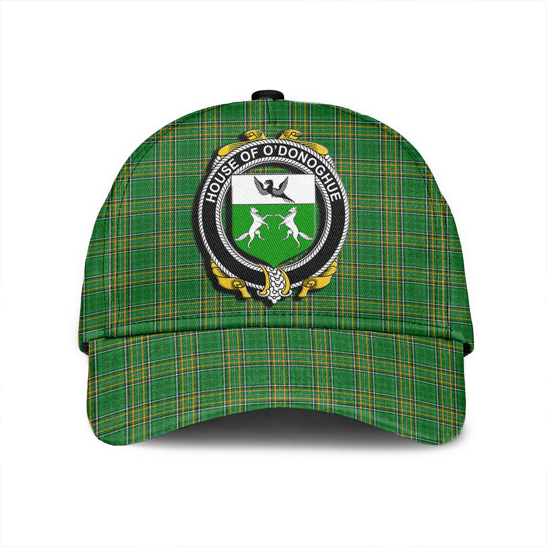 Adeenyc Cap - House of O DONOGHUE Family Crest Tartan Classic Cap Baseball Cap Hat Trucker Hats Custom Hats Gifts For Men & Women