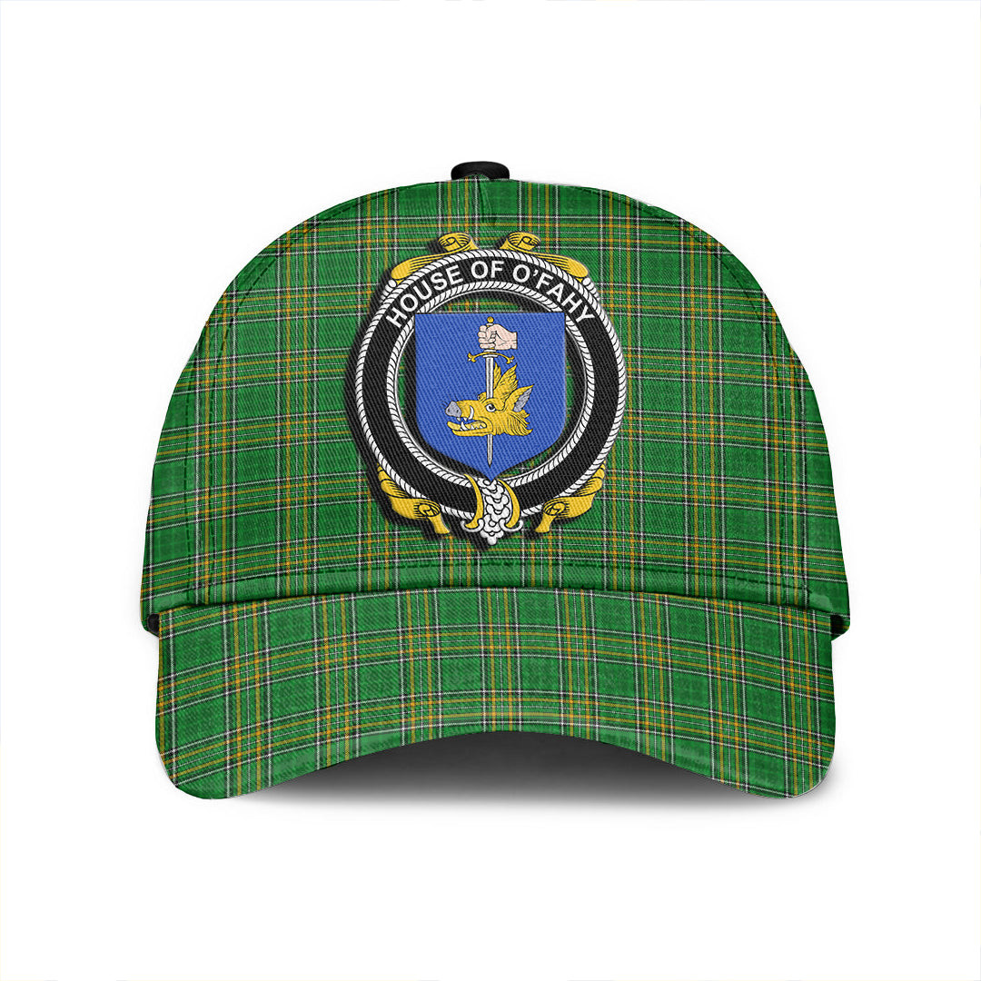 Adeenyc Cap - House of O FAHY Family Crest Tartan Classic Cap Baseball Cap Hat Trucker Hats Custom Hats Gifts For Men & Women