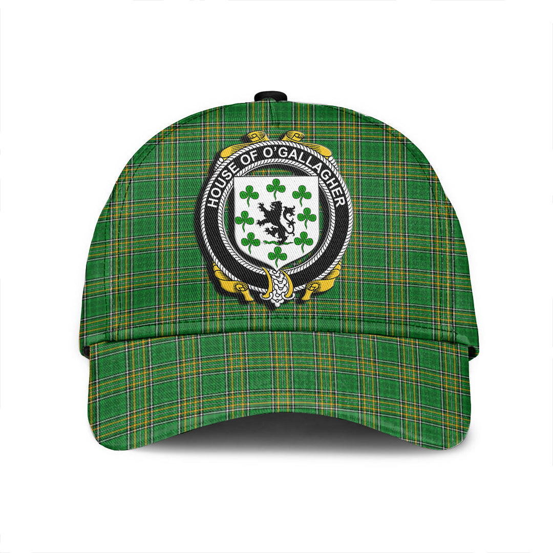 Adeenyc Cap - House of O GALLAGHER Family Crest Tartan Classic Cap Baseball Cap Hat Trucker Hats Custom Hats Gifts For Men & Women