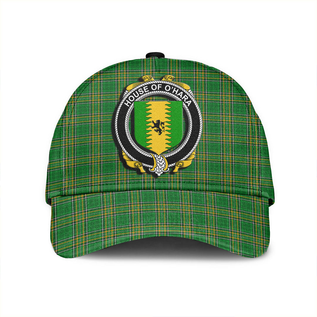 Adeenyc Cap - House of O HARA Family Crest Tartan Classic Cap Baseball Cap Hat Trucker Hats Custom Hats Gifts For Men & Women