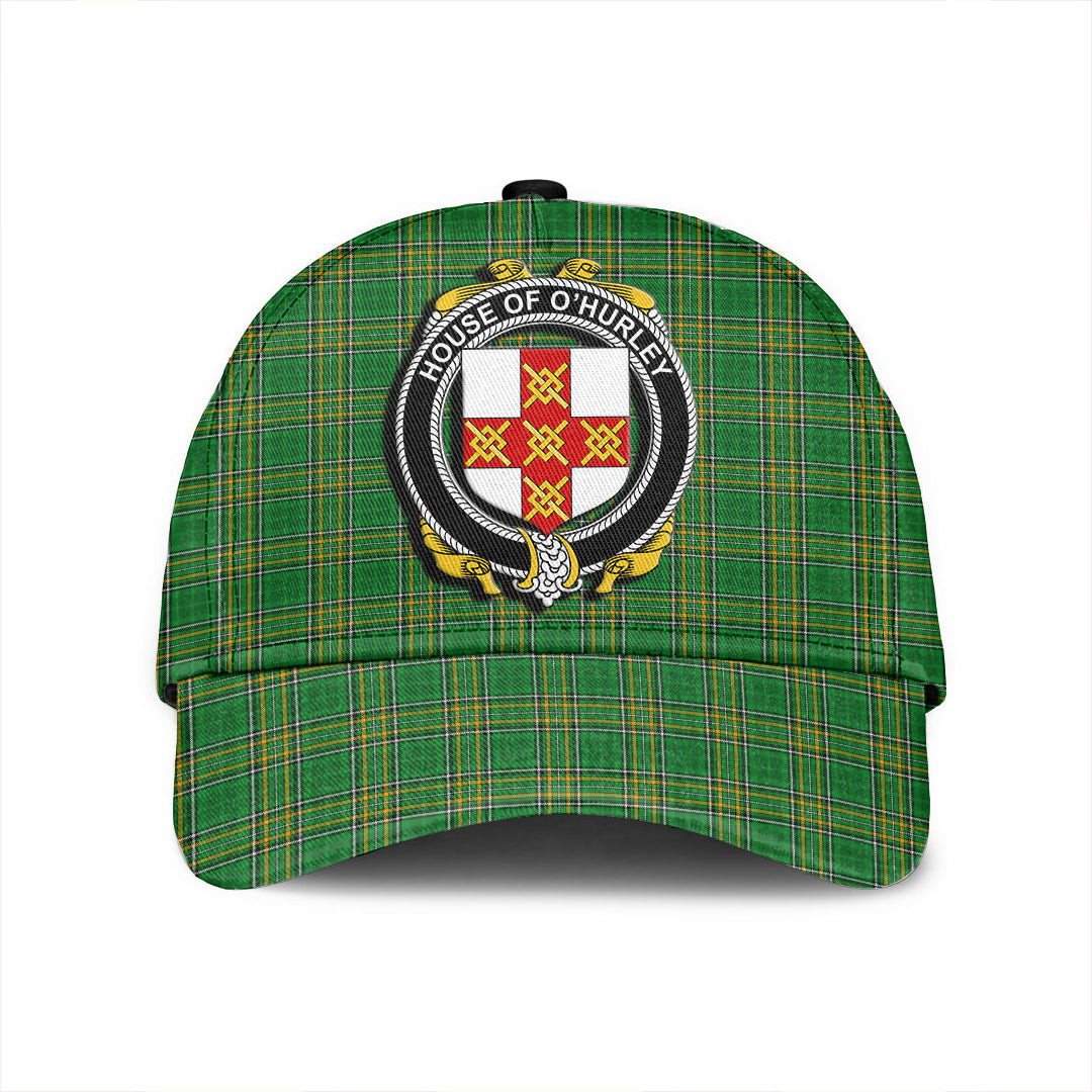 Adeenyc Cap - House of O HURLEY Family Crest Tartan Classic Cap Baseball Cap Hat Trucker Hats Custom Hats Gifts For Men & Women