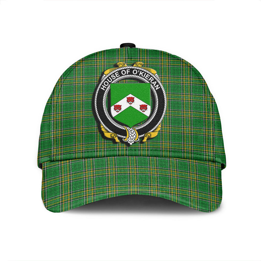 Adeenyc Cap - House of O KIERAN Family Crest Tartan Classic Cap Baseball Cap Hat Trucker Hats Custom Hats Gifts For Men & Women