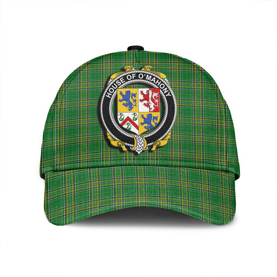 Adeenyc Cap - House of O MAHONY Family Crest Tartan Classic Cap Baseball Cap Hat Trucker Hats Custom Hats Gifts For Men & Women