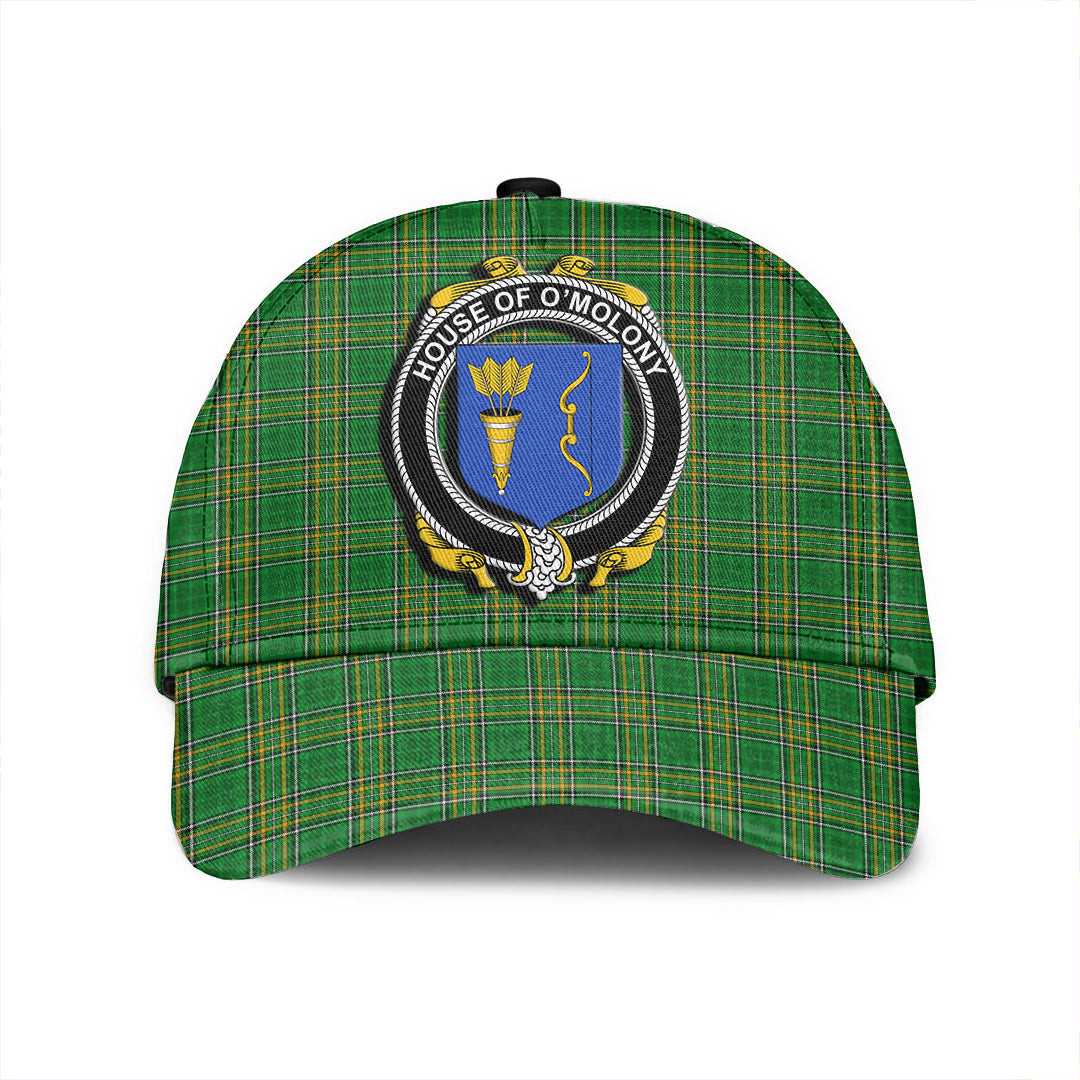 Adeenyc Cap - House of O MOLONY Family Crest Tartan Classic Cap Baseball Cap Hat Trucker Hats Custom Hats Gifts For Men & Women