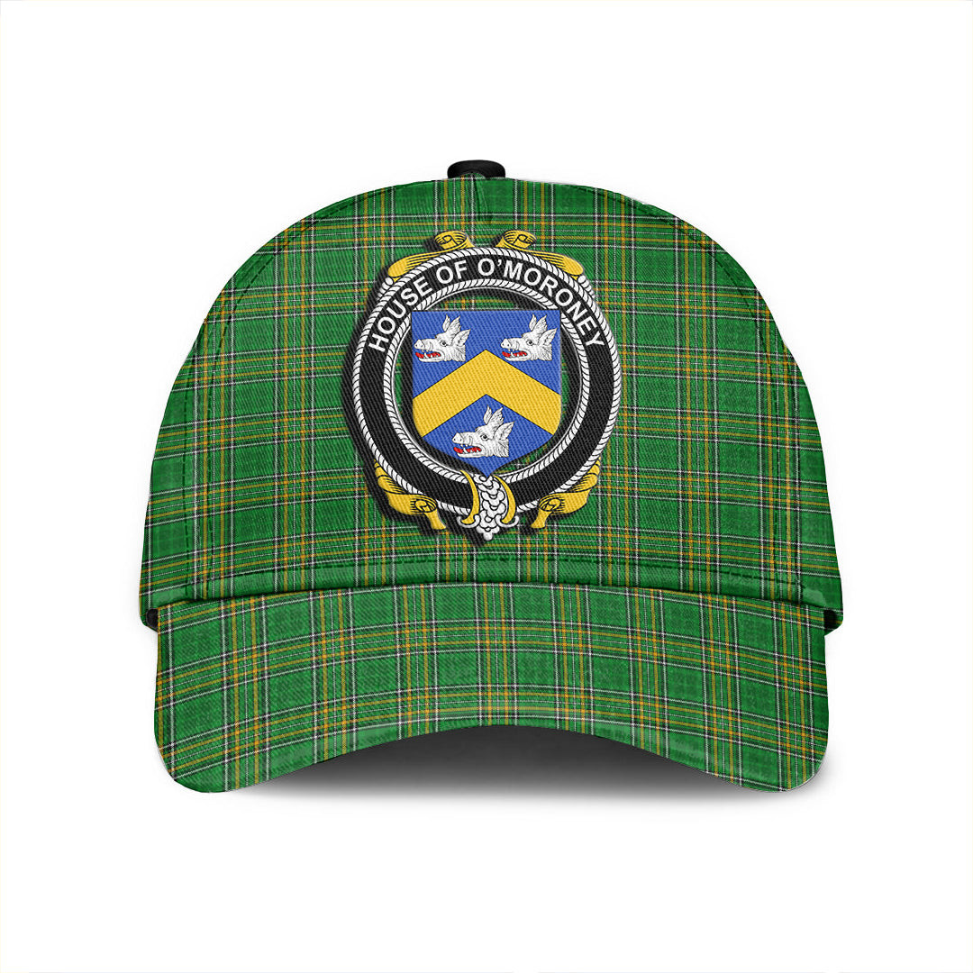 Adeenyc Cap - House of O MORONEY Family Crest Tartan Classic Cap Baseball Cap Hat Trucker Hats Custom Hats Gifts For Men & Women