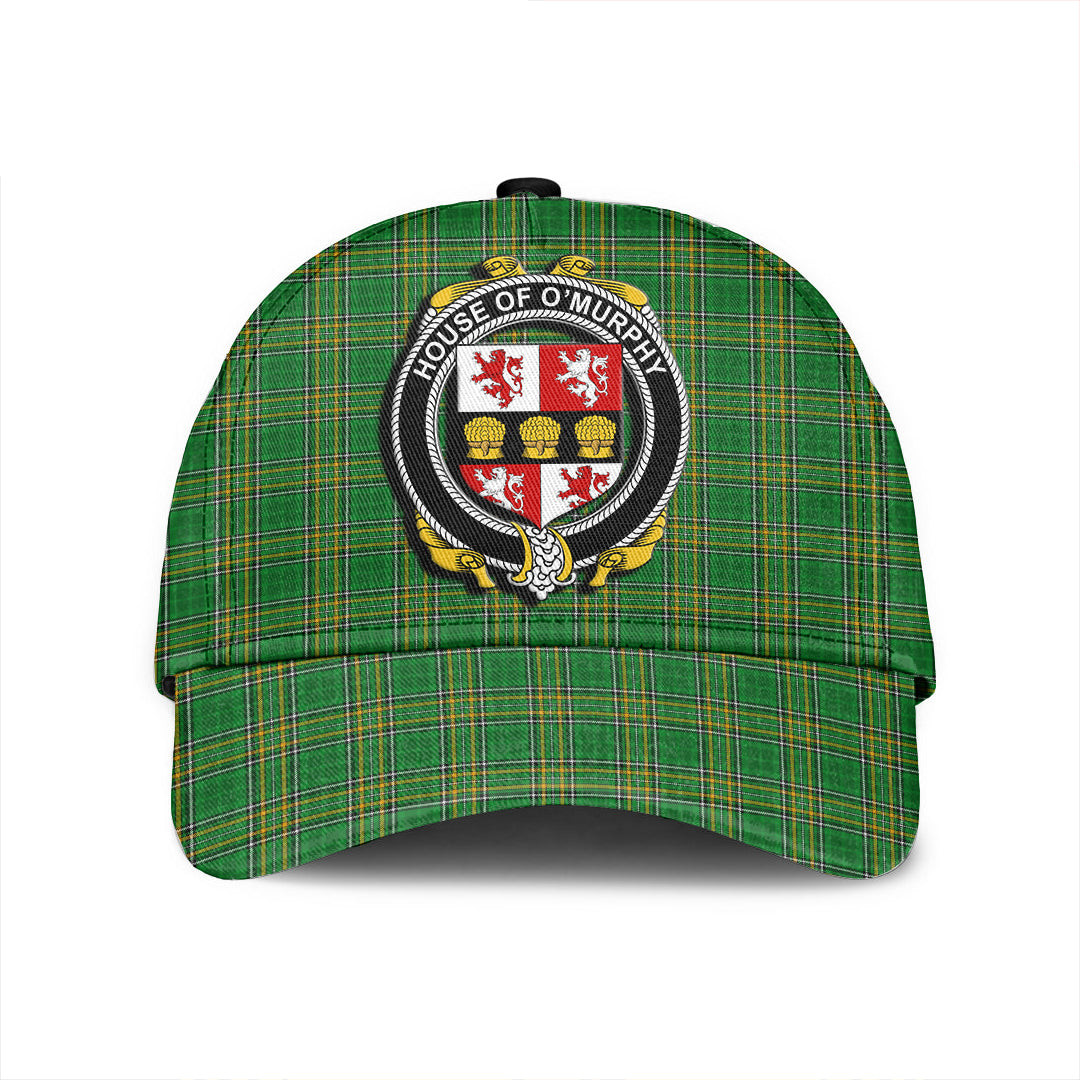 Adeenyc Cap - House of O MURPHY (Muskerry) Family Crest Tartan Classic Cap Baseball Cap Hat Trucker Hats Custom Hats Gifts For Men & Women