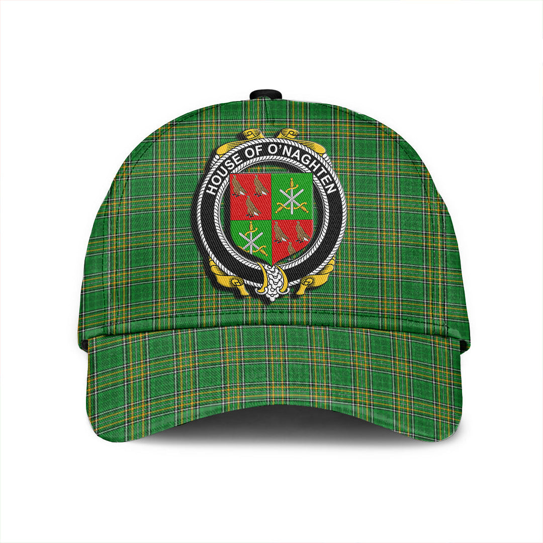 Adeenyc Cap - House of O NAGHTEN Family Crest Tartan Classic Cap Baseball Cap Hat Trucker Hats Custom Hats Gifts For Men & Women