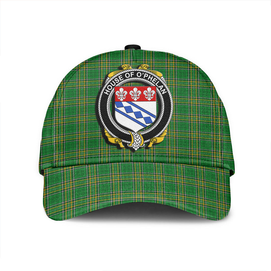 Adeenyc Cap - House of O PHELAN Family Crest Tartan Classic Cap Baseball Cap Hat Trucker Hats Custom Hats Gifts For Men & Women
