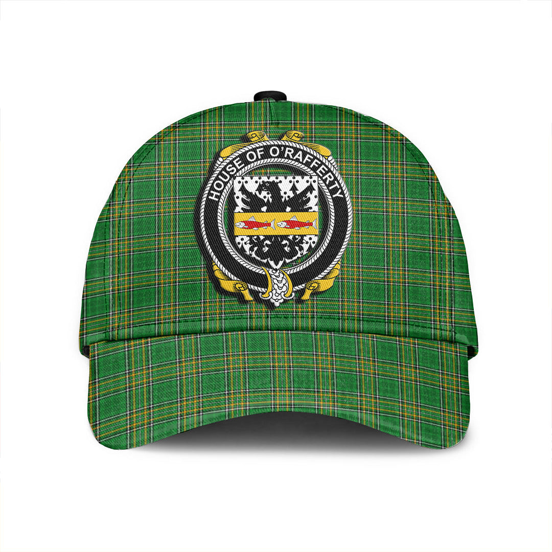 Adeenyc Cap - House of O RAFFERTY Family Crest Tartan Classic Cap Baseball Cap Hat Trucker Hats Custom Hats Gifts For Men & Women