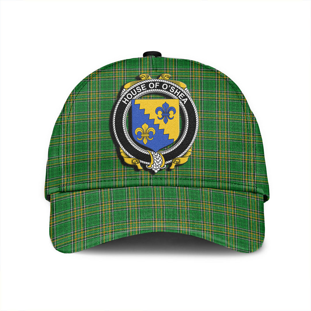 Adeenyc Cap - House of O SHEA Family Crest Tartan Classic Cap Baseball Cap Hat Trucker Hats Custom Hats Gifts For Men & Women