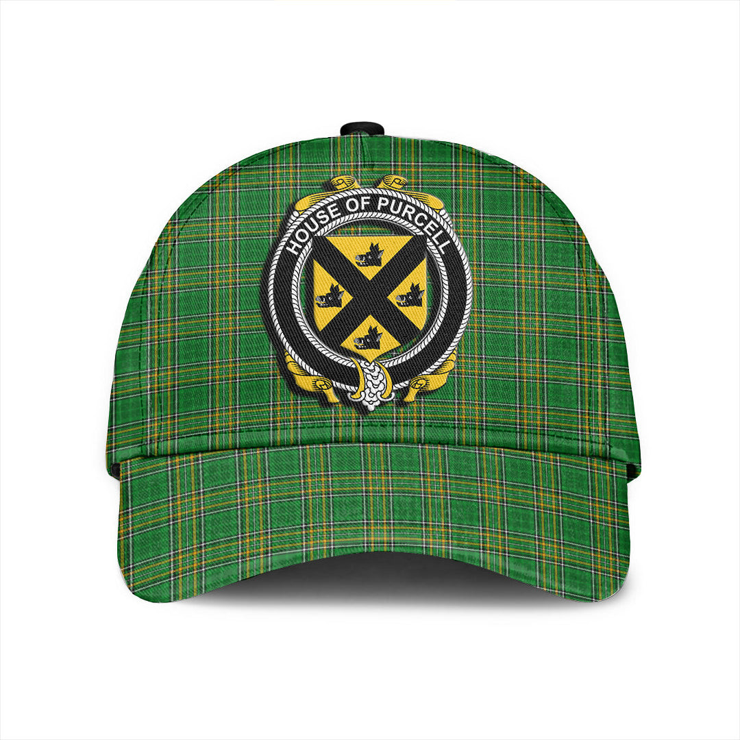 Adeenyc Cap - House of PURCELL Family Crest Tartan Classic Cap Baseball Cap Hat Trucker Hats Custom Hats Gifts For Men & Women