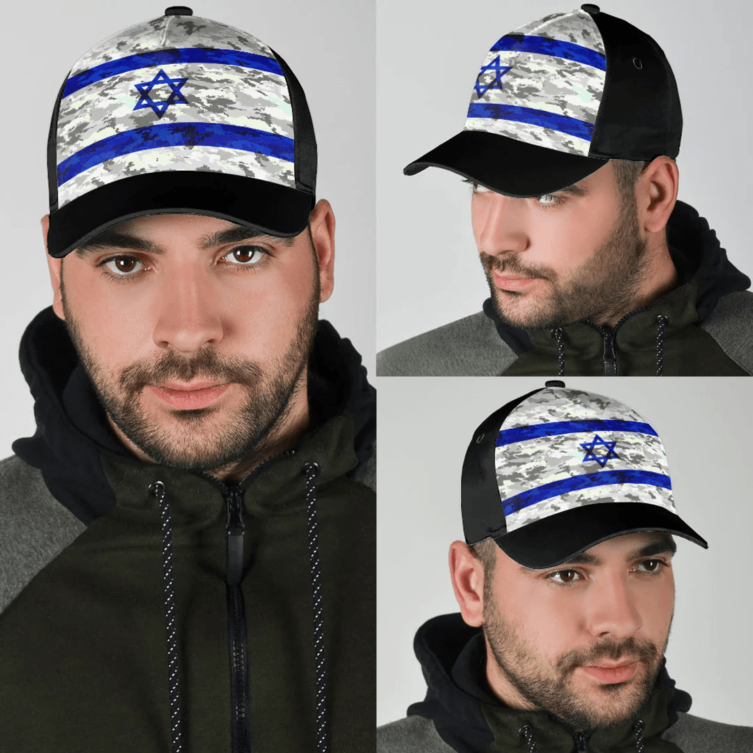 Adeenyc Cap - Israel Camo Style Classic Cap Baseball Cap Hat Trucker Hats Custom Hats Gifts For Men & Women