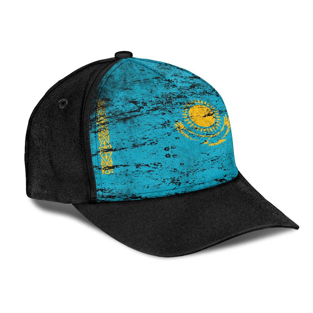 Adeenyc Cap - Kazakhstan Special Grunge Classic Cap Baseball Cap Hat Trucker Hats Custom Hats Gifts For Men & Women