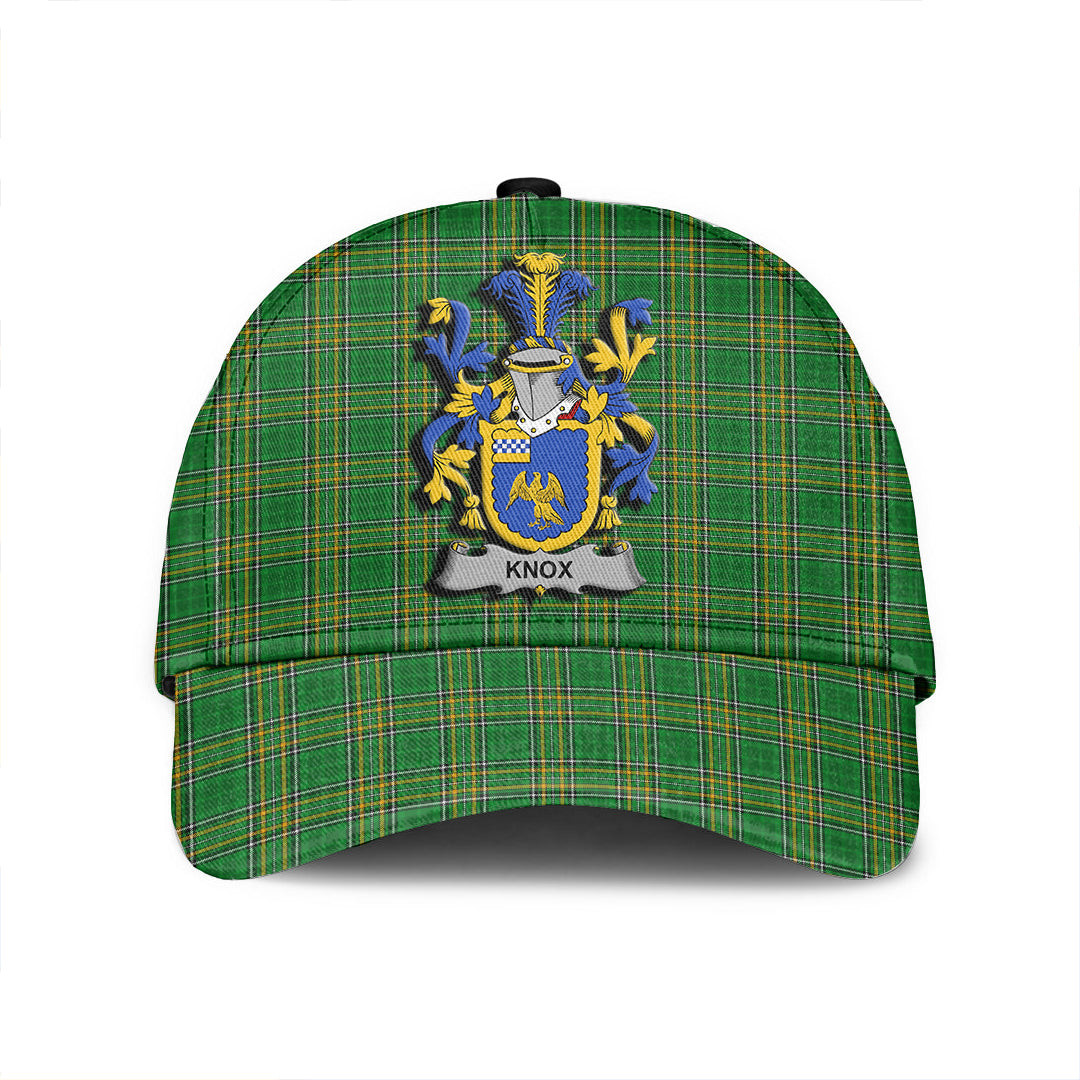 Adeenyc Cap - Knox Family Crest Tartan Classic Cap Baseball Cap Hat Trucker Hats Custom Hats Gifts For Men & Women