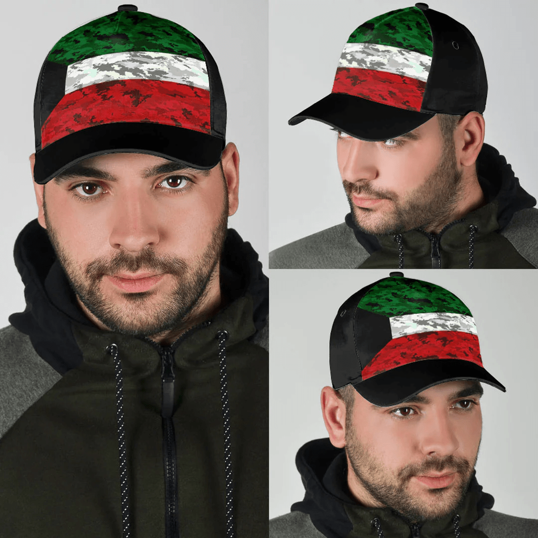 Adeenyc Cap - Kuwait Camo Style Classic Cap Baseball Cap Hat Trucker Hats Custom Hats Gifts For Men & Women