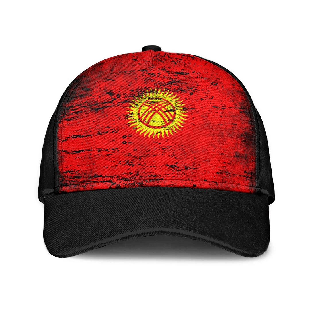 Adeenyc Cap - Kyrgyzstan Special Grunge Classic Cap Baseball Cap Hat Trucker Hats Custom Hats Gifts For Men & Women