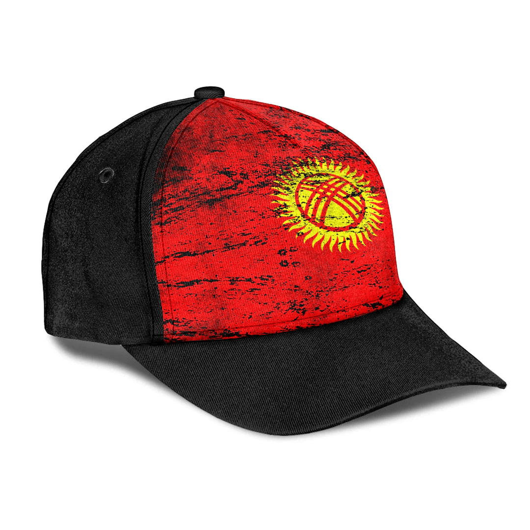 Adeenyc Cap - Kyrgyzstan Special Grunge Classic Cap Baseball Cap Hat Trucker Hats Custom Hats Gifts For Men & Women