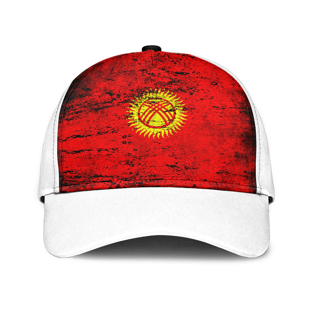 Adeenyc Cap - Kyrgyzstan Special Grunge Classic Cap Baseball Cap Hat Trucker Hats Custom Hats Gifts For Men & Women