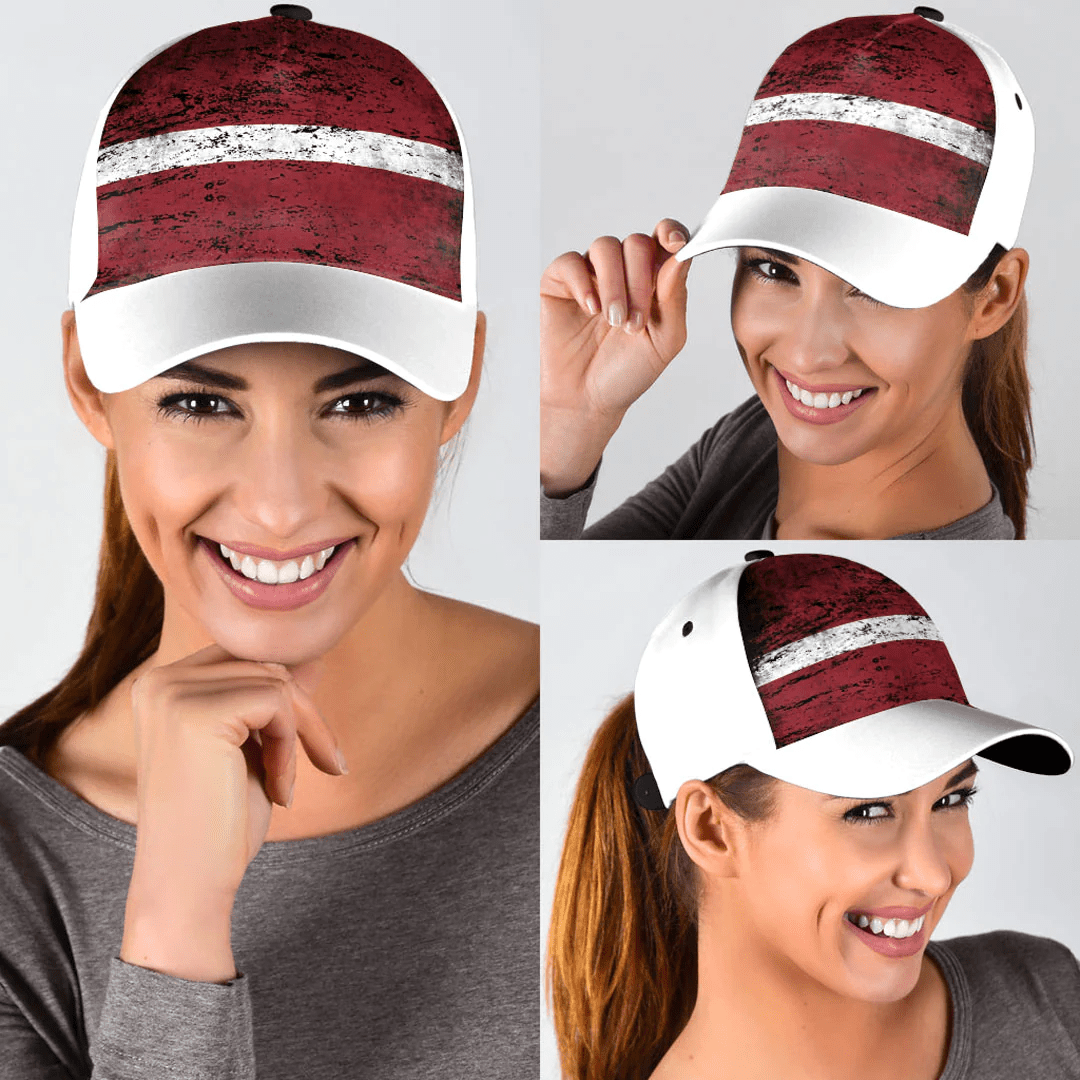 Adeenyc Cap - Latvia Special Grunge Classic Cap Baseball Cap Hat Trucker Hats Custom Hats Gifts For Men & Women