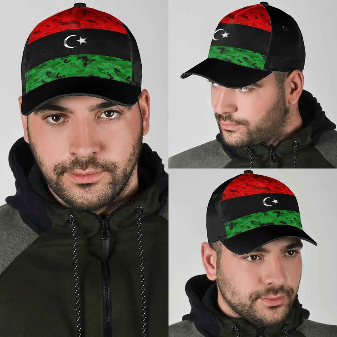 Adeenyc Cap - Libya Camo Style Classic Cap Baseball Cap Hat Trucker Hats Custom Hats Gifts For Men & Women