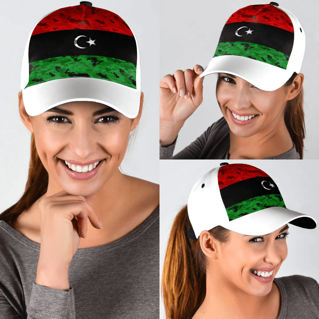 Adeenyc Cap - Libya Camo Style Classic Cap Baseball Cap Hat Trucker Hats Custom Hats Gifts For Men & Women