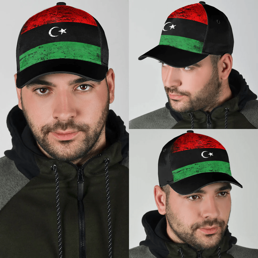 Adeenyc Cap - Libya Special Grunge Classic Cap Baseball Cap Hat Trucker Hats Custom Hats Gifts For Men & Women