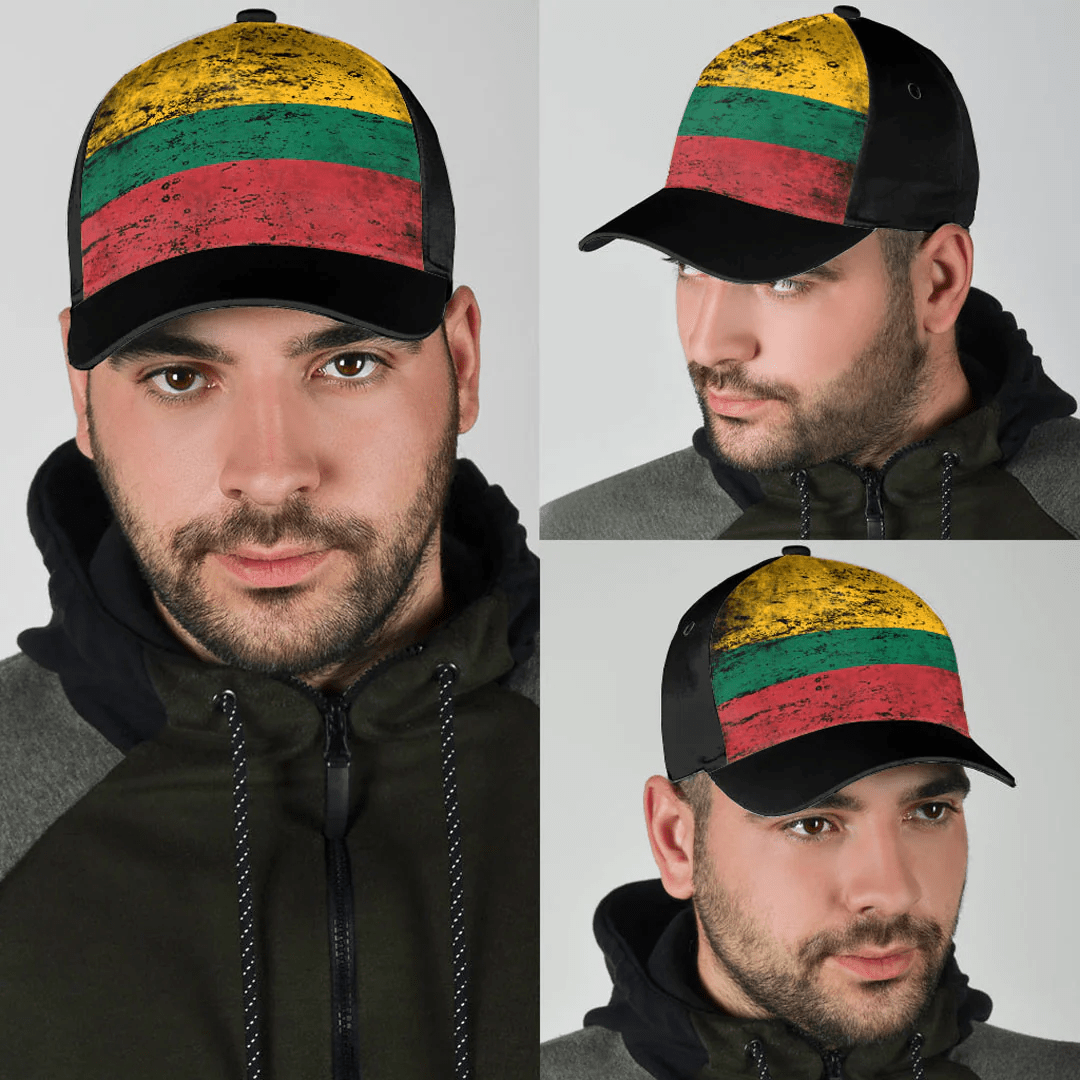 Adeenyc Cap - Lithuania Special Grunge Classic Cap Baseball Cap Hat Trucker Hats Custom Hats Gifts For Men & Women