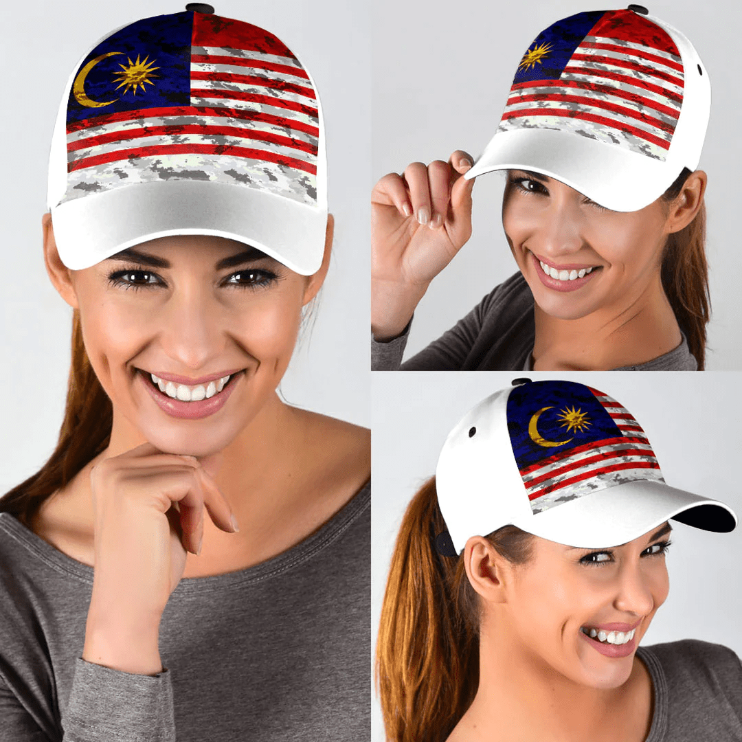 Adeenyc Cap - Malaysia Camo Style Classic Cap Baseball Cap Hat Trucker Hats Custom Hats Gifts For Men & Women