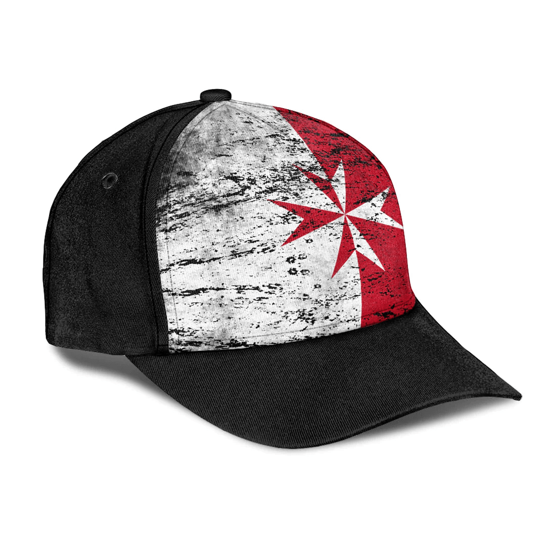 Adeenyc Cap - Malta Maltese Cross Special Grunge Classic Cap Baseball Cap Hat Trucker Hats Custom Hats Gifts For Men & Women