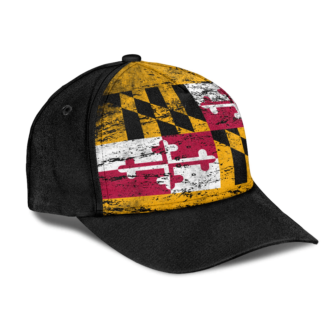 Adeenyc Cap - Maryland Special Grunge Classic Cap Baseball Cap Hat Trucker Hats Custom Hats Gifts For Men & Women