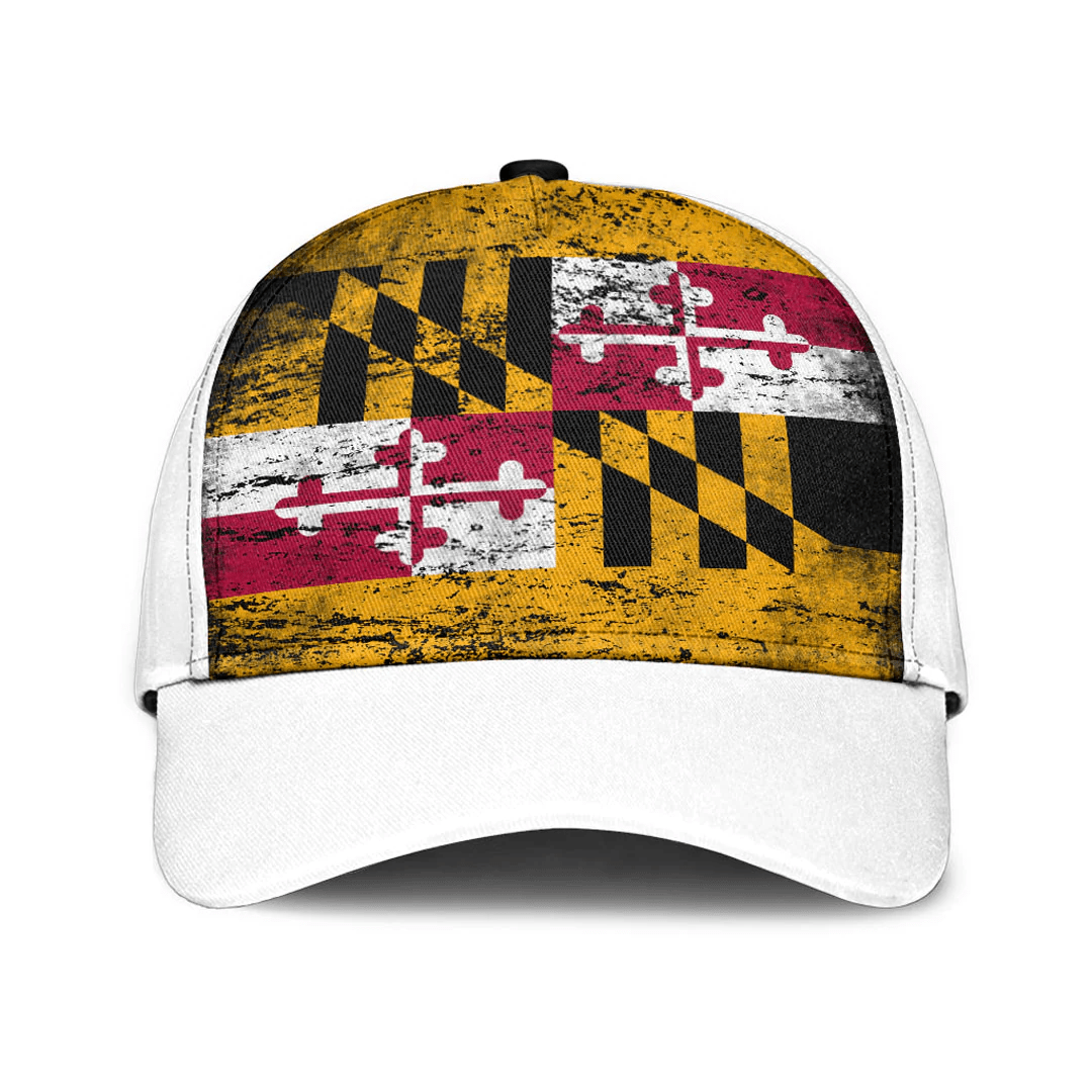 Adeenyc Cap - Maryland Special Grunge Classic Cap Baseball Cap Hat Trucker Hats Custom Hats Gifts For Men & Women