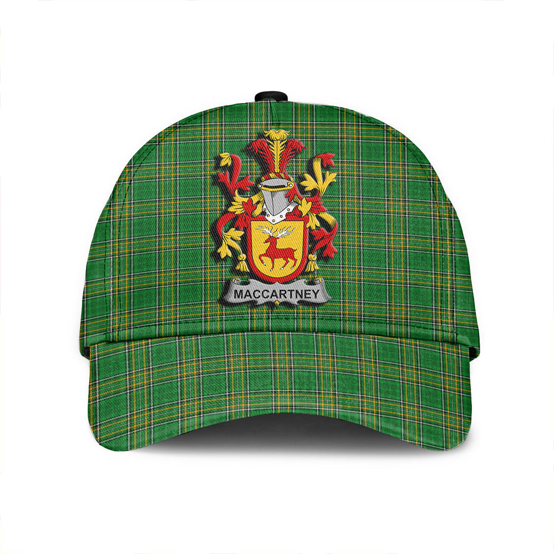Adeenyc Cap - McCartney or MacCartney Family Crest Tartan Classic Cap Baseball Cap Hat Trucker Hats Custom Hats Gifts For Men & Women