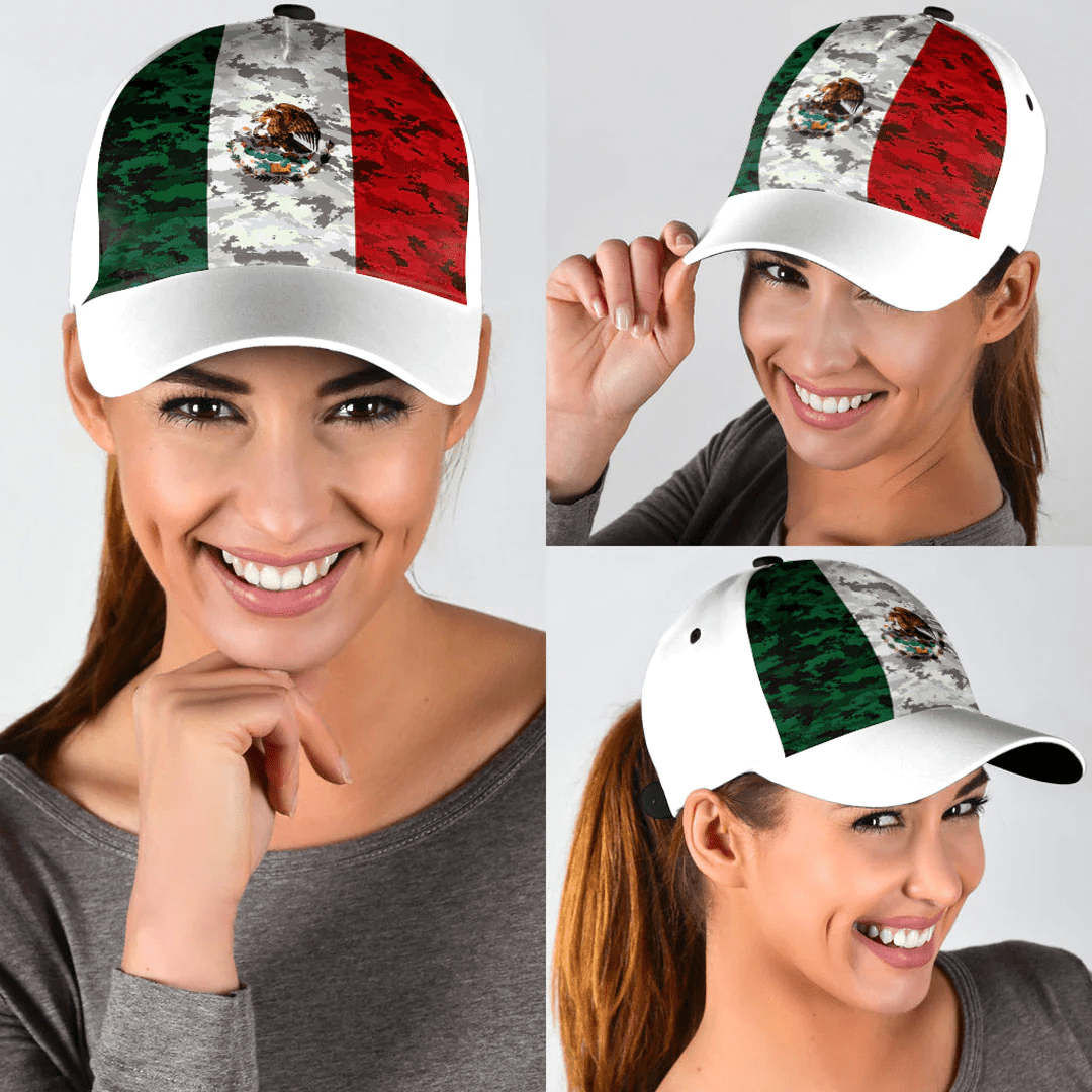 Adeenyc Cap - Mexico Camo Style Classic Cap Baseball Cap Hat Trucker Hats Custom Hats Gifts For Men & Women