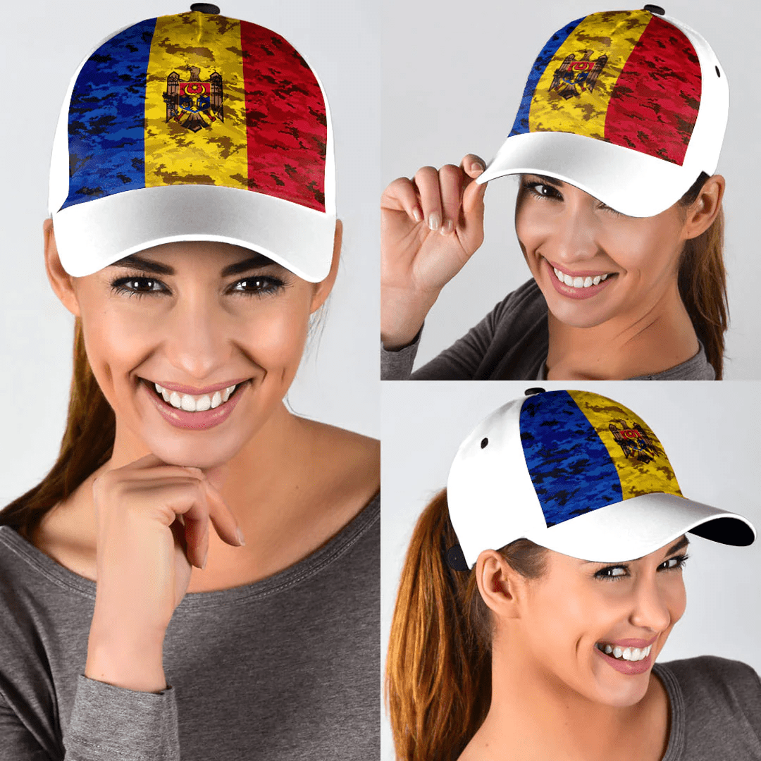Adeenyc Cap - Moldova Camo Style Classic Cap Baseball Cap Hat Trucker Hats Custom Hats Gifts For Men & Women