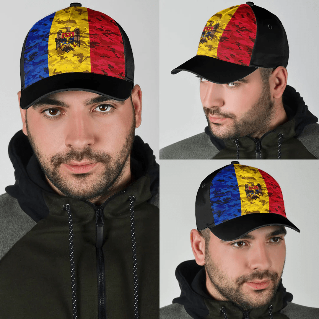 Adeenyc Cap - Moldova Camo Style Classic Cap Baseball Cap Hat Trucker Hats Custom Hats Gifts For Men & Women