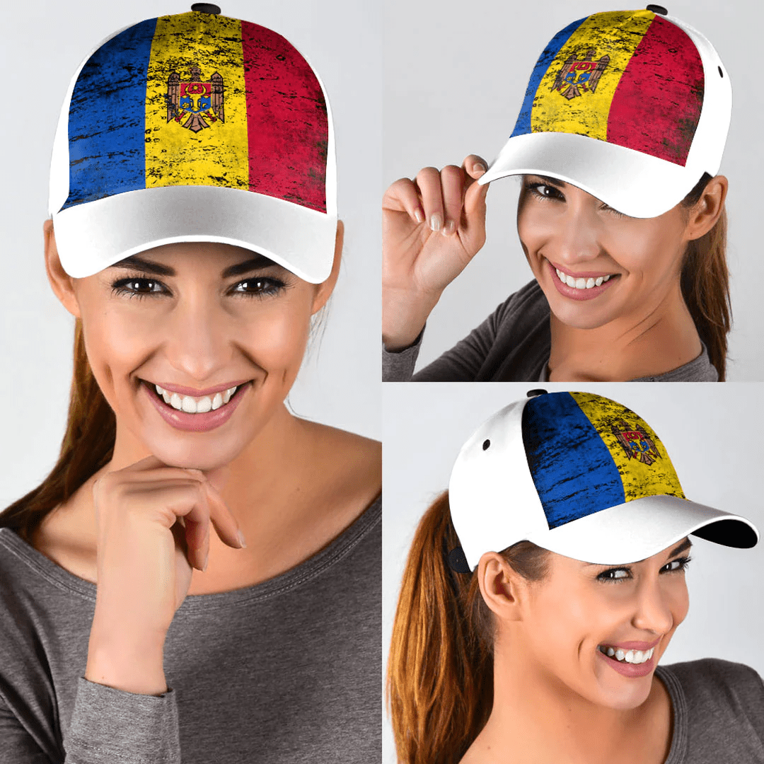 Adeenyc Cap - Moldova Special Grunge Classic Cap Baseball Cap Hat Trucker Hats Custom Hats Gifts For Men & Women