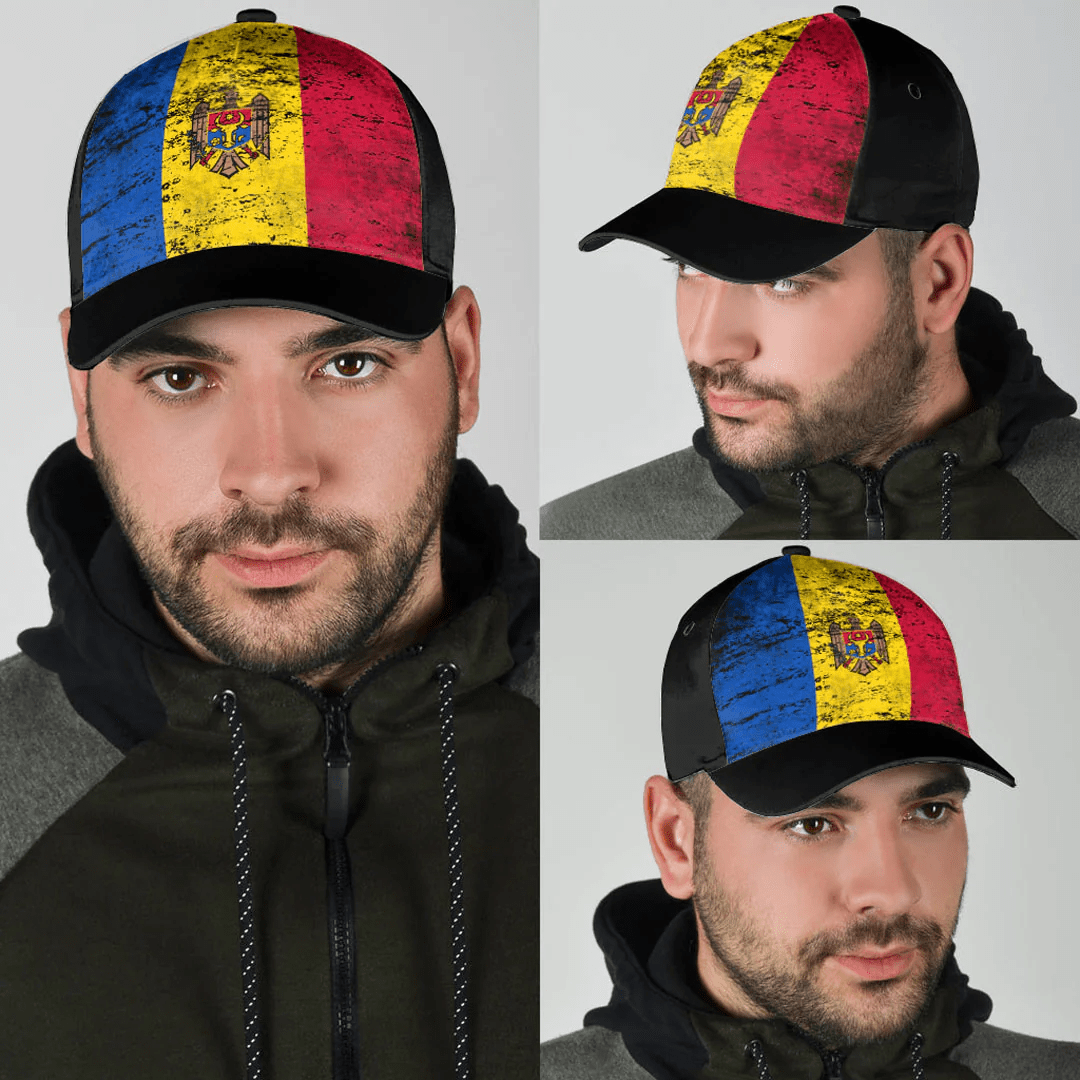 Adeenyc Cap - Moldova Special Grunge Classic Cap Baseball Cap Hat Trucker Hats Custom Hats Gifts For Men & Women