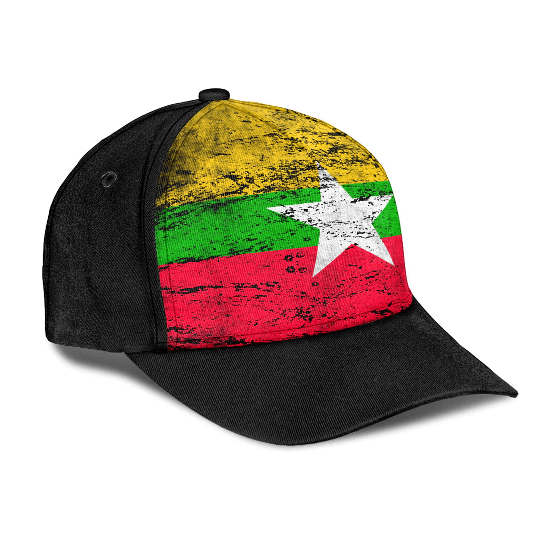 Adeenyc Cap - Myanmar Special Grunge Classic Cap Baseball Cap Hat Trucker Hats Custom Hats Gifts For Men & Women