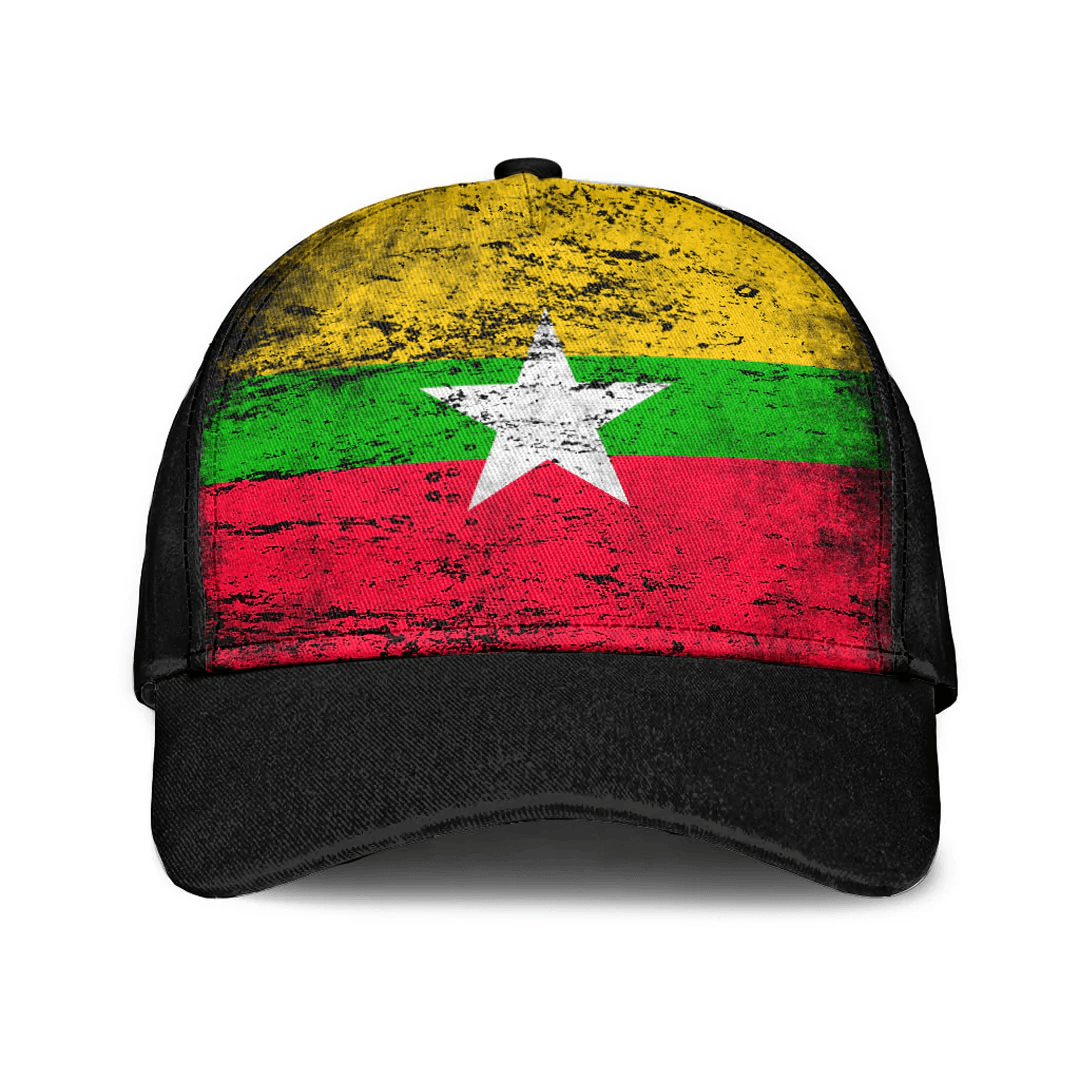 Adeenyc Cap - Myanmar Special Grunge Classic Cap Baseball Cap Hat Trucker Hats Custom Hats Gifts For Men & Women