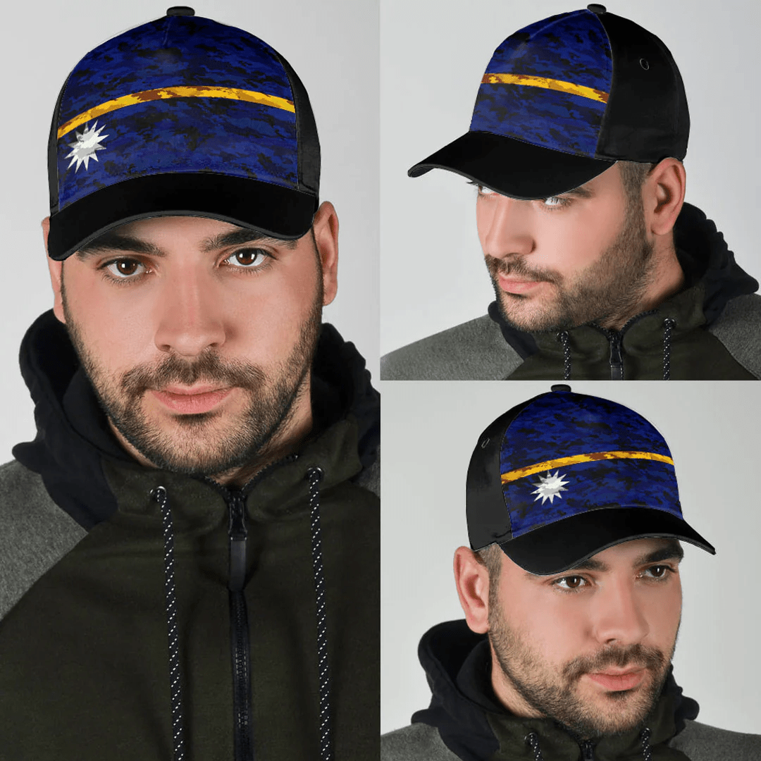 Adeenyc Cap - Nauru Camo Style Classic Cap Baseball Cap Hat Trucker Hats Custom Hats Gifts For Men & Women