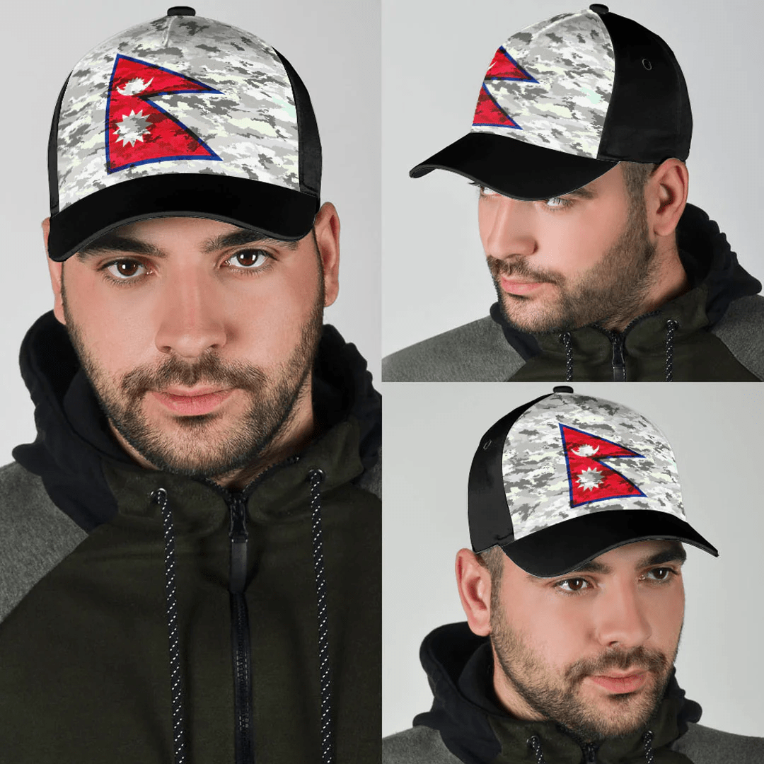 Adeenyc Cap - Nepal Camo Style Classic Cap Baseball Cap Hat Trucker Hats Custom Hats Gifts For Men & Women