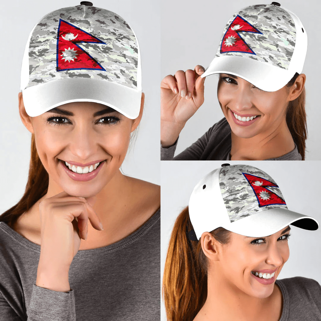 Adeenyc Cap - Nepal Camo Style Classic Cap Baseball Cap Hat Trucker Hats Custom Hats Gifts For Men & Women