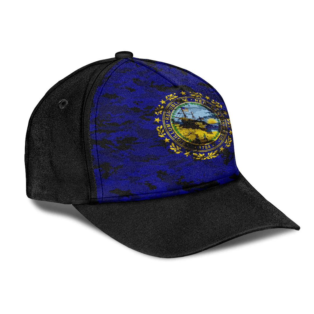 Adeenyc Cap - New Hampshire 1909 - 1931 Camo Style Classic Cap Baseball Cap Hat Trucker Hats Custom Hats Gifts For Men & Women